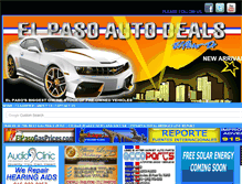 Tablet Screenshot of elpasoautodeals.com